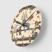 WEIRD MEDIEVAL BESTIARY, APOLIYPTISCH BEAST,UNICOR RONDE KLOK (Hoek)