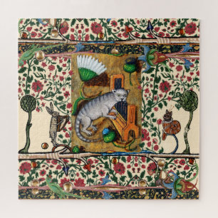 WEIRD MEDIEVAL BESTIARY MUSIC,CAT PLAYS ORGAN LEGPUZZEL