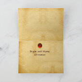 WEIRD MEDIEVAL BESTIARY, MUZIEK, CAT PLAYS ORGAN H FEESTDAGEN KAART (Binnen)