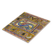 WEIRD MEDIEVAL BESTIARY, SCITALIS LEGENDARY SERPEN TEGELTJE (Zijkant)