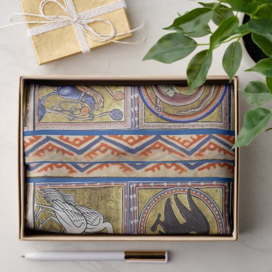 WEIRD MEDIEVAL BESTIARY, SCITALIS LEGENDARY SERPEN TISSUEPAPIER (Geschenk)