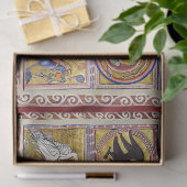 WEIRD MEDIEVAL BESTIARY, SNAKE DRAGON, BOSSTE DIER TISSUEPAPIER (Geschenk)