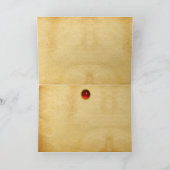 WEIRD MEDIEVAL BESTIARY , UNICORN FIGHTING MONKEY FEESTDAGEN KAART (Binnen)