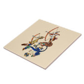 WEIRD MEDIEVAL BESTIARY WAR, ARCHER RABBITS TEGELTJE (Zijkant)