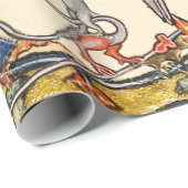 WEIRD MEDIEVAL BESTIARY WAR Slakken, Killer Rabbit Cadeaupapier (Rol Hoek)