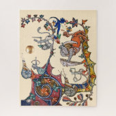 WEIRD MEDIEVAL BESTIARY WAR Slakken, Killer Rabbit Legpuzzel (Verticaal)