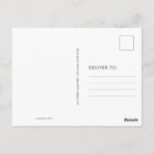 Weird Modern Vintage Eyeball Detail Drawing Gray Briefkaart (Achterkant)