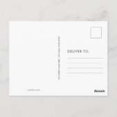 Weird Moderne  Eyeball Detail Tekening Paars Briefkaart (Achterkant)