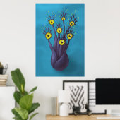 Weird Monster Horror Fantasy Art Poster (Thuiskantoor)