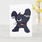 Weird Monster Kaart (Gele Bloem)