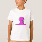 Weird monsterdraak tekening t-shirt (Voorkant)