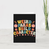 Weird Paras Build Characters Funny Para Profession Kaart (Voorkant)