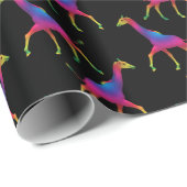 Weird Psychedelic Giraffe Cadeaupapier (Rol Hoek)