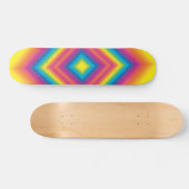 Weird Rainbow Square Skateboard (Horizontaal)