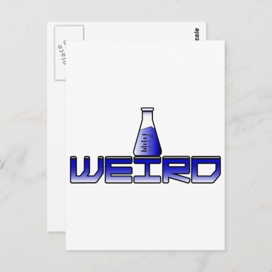 Weird Science Briefkaart (Voorkant / Achterkant)