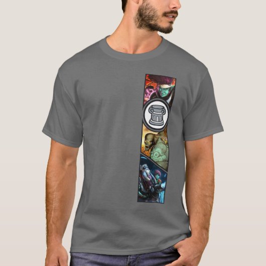 Weird Science (donker) T-shirt (Voorkant)