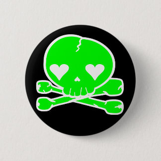 Weird Skull Gothic Kawaii Style Ronde Button 5,7 Cm