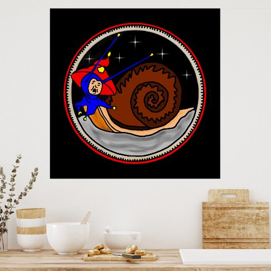 Weird Snail Poster (Keuken)