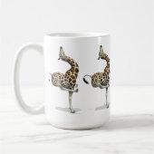 Weird Sportive Giraffe Koffiemok (Links)