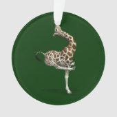 Weird Sportive Giraffe Ornament (voorkant)