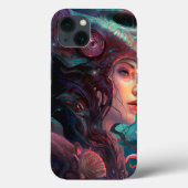 Weird Surreal Alien Woman Art Case-Mate iPhone Case (Achterkant)