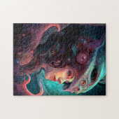 Weird Surreal Alien Woman Art Legpuzzel (Horizontaal)