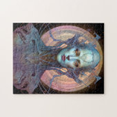 Weird Surreal Alien Woman Art Legpuzzel (Horizontaal)