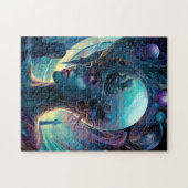 Weird Surreal Alien Woman Art Legpuzzel (Horizontaal)