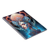 Weird Surreal Alien Woman Art Notitieboek (Rechterzijde)