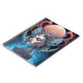 Weird Surreal Alien Woman Art Notitieboek (Linkerzijde)