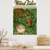 Weird Tales 1925 Cover - Monsters of the Pit  Poster (Keuken)