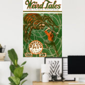 Weird Tales 1925 Cover - Monsters of the Pit  Poster (Thuiskantoor)