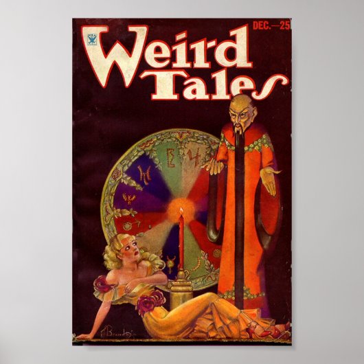 Weird Tales Comic Poster december (Voorkant)