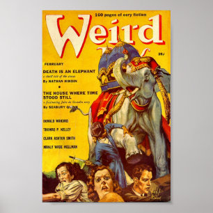 Weird Tales Comic Poster februari