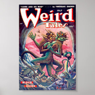 Weird Tales Comic Poster juli