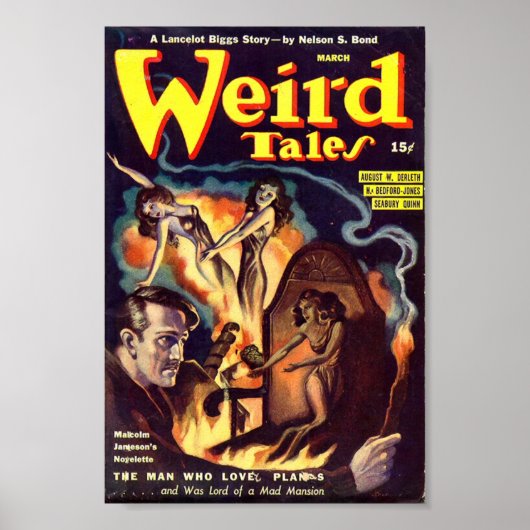 Weird Tales Comic Poster March (Voorkant)