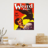 WEIRD TALES Cool  Pulp Magazine Hoesje Art Poster (Keuken)
