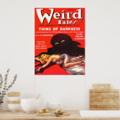 WEIRD TALES Cool  Pulp Magazine Hoesje Art Poster (Keuken)
