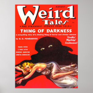 WEIRD TALES Cool  Pulp Magazine Hoesje Art Poster