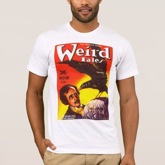 WEIRD TALES Cool Pulp Magazine Hoesje Art T-shirt (Voorkant)