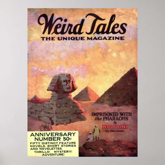 Weird Tales Magazine MAY 1924 Poster (Voorkant)