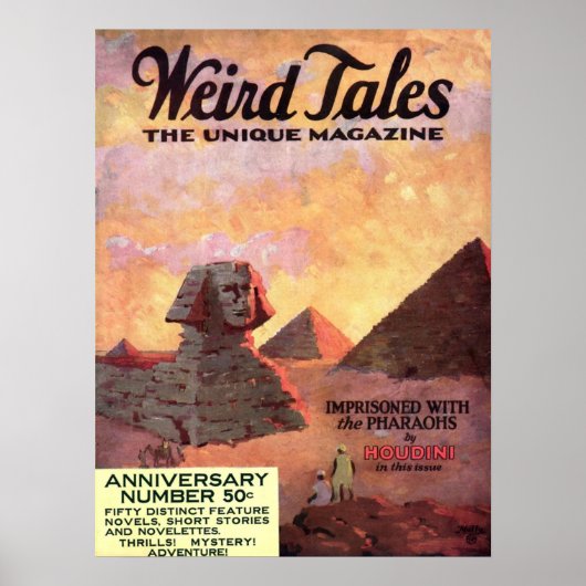 Weird Tales Magazine MAY 1924 Poster (Voorkant)