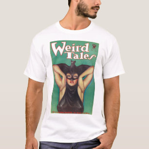 Weird Tales Magazine Vrouw Gekleed Als een Vleermu T-shirt