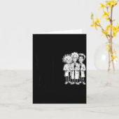 Weird Teachers Build Character Funny Teacher Appre Kaart (Gele Bloem)