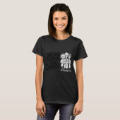 Weird Teachers Build Character Funny Teacher Appre T-shirt (Voorkant volledig)