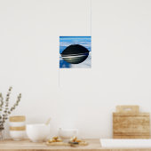 Weird UFO boven Aarde Poster (Keuken)