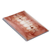Weird Unusual Gory Teeth Gums Foto Notitieboek (Rechterzijde)
