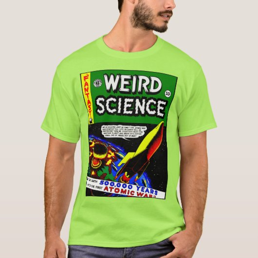 WEIRD van 1950: Wetenschap~Fantasy T-Shirt (Voorkant)