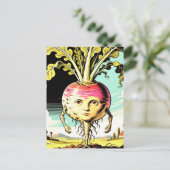 Weird Vegetable Man: Mr. Rutabaga Briefkaart (Staand voorkant)
