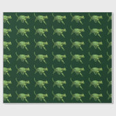 Weird Watermelon Green Cat Hybrid Cadeaupapier (Vlak)